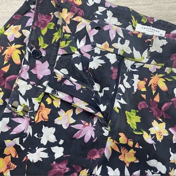 Equipment x Revolve Florence Floral Silk Trouser Pants Sz small - Picture 5 of 10